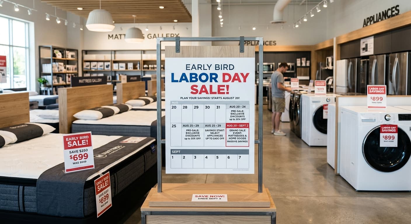 Labor Day Sales Start Earlier Than You Think. Here's the Early-Bird Categories.